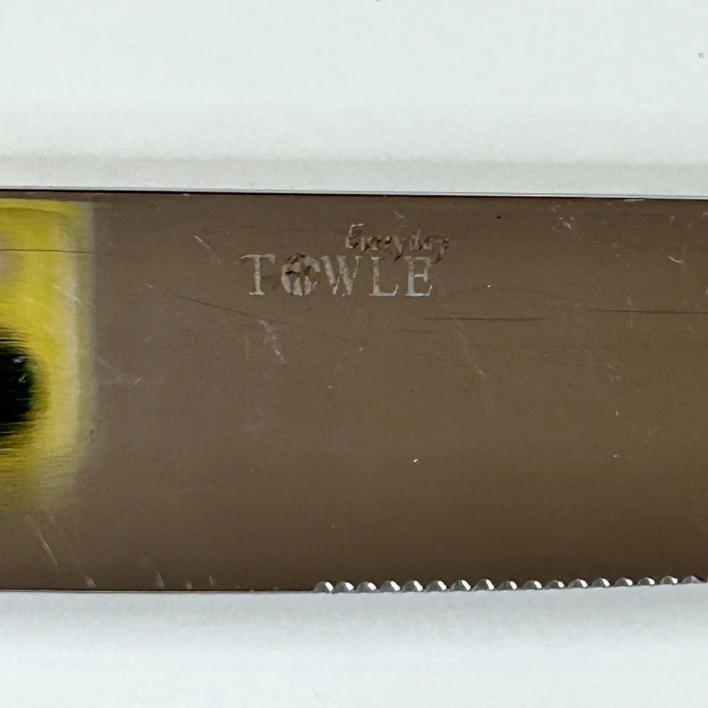 Towle PALM BREEZE Stainless Steel Dinner Knives Set of 4 Tropical 9in